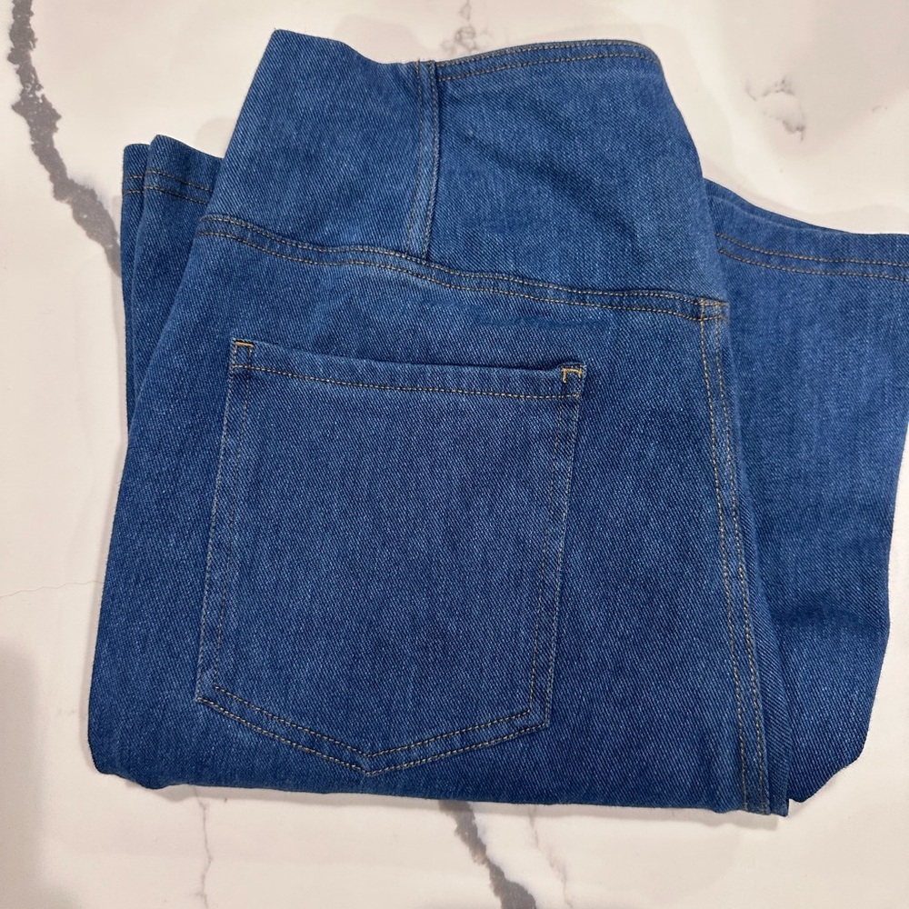 HALARA High Rise Blue Jeans Classic Denim